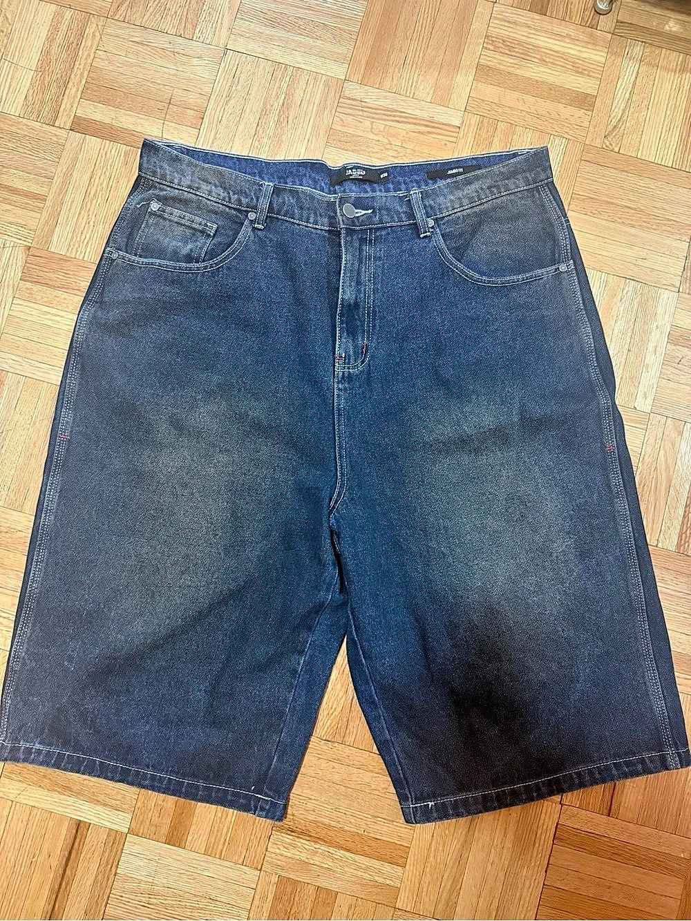 Men's Jaded London Denim Jean Shorts Waist 36